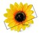 2Pcs 3.9" Sunflower Hair Alligator Clips Hair Accessories for Party Beach Vacation Wedding Bridal Barrettes