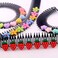 4pcs Cartoon Hair Accessories for Girls &amp; Women: Strawberry, Star, Heart, Flower Clips - Cute Bun Makers, Bangs Clips, Hair Forks &amp; Pins