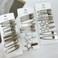 24pcs Silver Hair Clips for Women: 12 Pairs Metal Bangs Hair Clip Pins &amp; Barrettes - Alligator Clips &amp; Star Hairclips for Styling