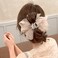 RUIYDZ Hair Clip, Light Coffee Chiffon Bowknot Hair Claw Clips for Thick Hair, Large Claw Clips for Women, Elegant Hairclips, Hair Accessories, Hair Clips for Girls