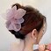 Elegant Mesh Tulle Hair Claws with Large Bowknot - Chiffon Hair Clips for Thick Hair and Women's Hair Accessories