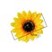 6 PCS Sunflower Hair Alligator Clips Barrettes Hairpin Hair Clips Lady Girls Party Styling Accessories for Beach Summer Party