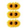 6 PCS Sunflower Hair Alligator Clips Barrettes Hairpin Hair Clips Lady Girls Party Styling Accessories for Beach Summer Party