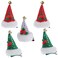 10 Pcs Christmas Santa Hat Hair Clips Mini Santa Hat Hair Barrette Christmas Hat Alligator Hair Clips for Women Sequin Womens Hair Accessories Decorative Barrette Christmas