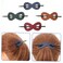 4Pcs Leather Hair Barrette and Stick Stylish Hair Accessories for Women Durable Leather Hair Holders and Clips for Ponytails and Buns