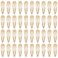 40 Counts Colorful Metal Snap Hair Clips 2 Inch Barrettes for Women Accessories (taupe)