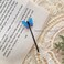 24 Pcs Blue Butterfly Hair Clips Mini Bangs Clips Non-Slip Hair Clips Barrette Clip Hair Accessories for Girls and Women