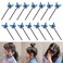 24 Pcs Blue Butterfly Hair Clips Mini Bangs Clips Non-Slip Hair Clips Barrette Clip Hair Accessories for Girls and Women