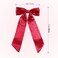 3pcs Long Tail Bow Hair Clips for Women, Silky Satin Hair Ribbon Bows Bowknot Barrettes Clip Big Bows for Women Girls Cute Hair Accessories (Navy blue Green Burgundy)