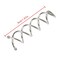 10 Pcs Silver Spiral Hair Pins Twist Screw Hair Pins DIY Hair Style Hair Clip Hair Accessories for Women and Girls