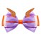 5 Inch Purple Dragon Inspired Hair Bow Clip Dragon Horns Ears Halloween Costume Dress Up Accessories for Figment