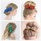 YOPAY Glitter Hair Clips Set - 32 Pcs Sparkly Sequin Barrettes with Alligator Clips, 16 Colors for Pigtails, Kids, Teens