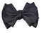 1 Piece Bowknot Hair Clip with Hairnet Snood Net Bun Cover Bow Hair Barrette Hair Clip(Black)