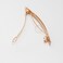 2Pcs 4" Metal Hair Clips Spring Clip Barrette Wrapping Hairpins Hair Accessories for Girls Women Ladies Gold and Silver