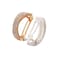 2Pcs Fashion Rhinestone Hair Clip Ponytail Holder Sparkly Semicircle Metal Spring Hair Clips Barrette Accessories for Women Girls Hair Jewelry