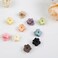 40Pcs Colorful Small Flower Hair Clips, TEBIEKOY Baby Hair Clips Mini Claw Clips Cute Jaw Clips Hair Pins Hair Barrettes Toddler Hair Accessories for Women Girls Kids Teens