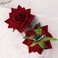 6Pcs Flower Hair Clips for Women, Artificial Rose Hair Clip Flamenco Dancer Flower Clips for Hair Mexican Hair Flowers Red Rose Flower Brooch Hairpin Hair Accessories for Wedding Party