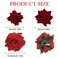 6Pcs Flower Hair Clips for Women, Artificial Rose Hair Clip Flamenco Dancer Flower Clips for Hair Mexican Hair Flowers Red Rose Flower Brooch Hairpin Hair Accessories for Wedding Party