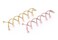 10Pcs Round Tips Spiral Bobby Hair Pins Spin Pin Hair Clip Twist Screw Hair Pins Bun Stick for DIY Hair Style Tool (Rose Gold)