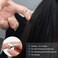 17 Piece Hair Tool Set - Sectioning Rings, Metal Combs, Clips and Magnetic Wrist Pin Holder for Braiding (Black)