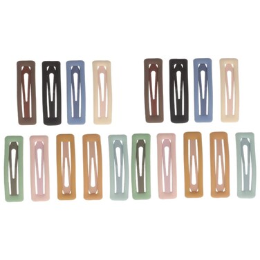 COHEALI Girls Hair Accessories 18 pcs Clamps Birthday Matte for Square Pin Girls Metal Clips Bobby Women Simple Accessories Girl Snap Barrettes Small Woman Hair Girl Hair Accessories
