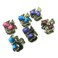 12PCS Women Vintage Alloy Mini Hair Jaw Clip Rhinestone No-Slip Hair Grip Hair Pin Hair Claw Small Bang Clip Hair Clamp (Style 5)