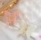Elegant Butterfly Hair Claw Clip Jaw Clip Resin Hair Clip Hair Clamp Marble Pattern Hairpin Hair Accessories for Women Lady (White)