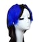 2PCS Girls Heart-shaped Feather Hair Clip Headpiece Party Hairpins Hair Barrettes Hair Accessory Bridal Wedding Feather Fascinator (Royal blue)