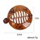 2 PCS French Small Banana Hair Clip Hair Comb Round Ponytail Holder Hair Claw Fashion Hair Barrette Comb Ponytail Holder Accessories (Deep coffee light red)