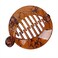 2 PCS French Small Banana Hair Clip Hair Comb Round Ponytail Holder Hair Claw Fashion Hair Barrette Comb Ponytail Holder Accessories (Deep coffee light red)