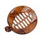2 PCS French Small Banana Hair Clip Hair Comb Round Ponytail Holder Hair Claw Fashion Hair Barrette Comb Ponytail Holder Accessories (Deep coffee light red)