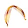 4 PCS Women Fashion Banana Hair Clip Hair Claw Rounded Edges Hair Comb French Flat Shark Hair Clip Hairgrip Large Shell Hair Clincher (Length: 4.84 inch)