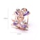 6 PCS Women Lady Alloy Rhinestone No-Slip Mini Hair Claw Small Bang Jaw Clip Hair Clamp Hair Grip Hair Pin (B#)