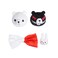 Junko Enoshima Hair Clips Monokuma Hairclips Prop Accessories 4pcs