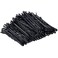 100pcs Hair Bobby Pins Black Metal Hair Pins Kit Hair Clips Secure Hold Bobby Pin Clips Accessories for Women Girls and Hairdressing Salon