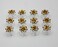 24 Pcs Bridal Wedding Rhinstone Spiral Twist Screw Hair Pins Rose Flower Hair Clips Spiral Bobby Pins Hair Bun Styling Tool Hair Accessories (Gold)