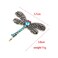 2PCS Vintage Rhinestone Hair Clips Hollow Dragonfly Graphics Hairpin Side Clip Alloy Barrettes Bobby Pin Hair Accessories Women Lady &hellip;