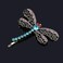 2PCS Vintage Rhinestone Hair Clips Hollow Dragonfly Graphics Hairpin Side Clip Alloy Barrettes Bobby Pin Hair Accessories Women Lady &hellip;