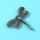 2PCS Vintage Rhinestone Hair Clips Hollow Dragonfly Graphics Hairpin Side Clip Alloy Barrettes Bobby Pin Hair Accessories Women Lady &hellip;