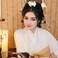 Chinese Hanfu Flower Hairpin Set, 5 PCS Floral Retro Chinese Tassel Headpiece Traditional Chinese Hanfu Brides Hair Accessories for Hairstyle Daily Wear Party Banquets Dating Weddings(Camellia)