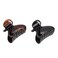 Parcelona French Elite Small 2 3/4" Pair of 2 Brown N Black Celluloid Hair Styling Hair Claw Clips for Women and Girls