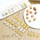 NAISKA 203Pcs Loc Dreadlocks Accessories Gold Hair Jewelry for Braids Silver Braid Clips Pearl Braid Rings Hair Cuffs Beads Multiple Pendants Braid Jewelry Decoration Adjustable Kits for Women Men