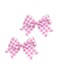 Pink Checkered Plaid Jumbo Bow Pink Big Bow Large Pink White Buffalo Plaid Huge Bow PHB09 (B1-Hair Clip Bow)