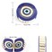 Evil Eye Hair Claw Personalized Acetate Hair Claw Clip with Evil Eye Design for Women Gift, 1 Piece