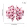 Strawberry Hair Bow Clip Pin Girls Fruit Hair Barrettes Strawberry Ribbon Bow BBG24 (Set A)