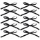 Hair Accessories for Women and Girls: Long Ponytail Holders, Small Black Claw Clips, Barrettes, and Ribbon Bow Hair Clips - 10Pcs Set