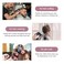 AIMIKE 6pcs Professional Hair Clips for Styling Sectioning, Anti-Slip No-Trace Duck Billed Hair Clips with Silicone Band, Salon and Home Hair Cutting Clips for Hairdresser, Women, Men - 4.3&rdquo; Long