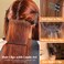 Double Prong Curl Clips, IKOCO 50 Pcs Pins Curls Setting Section Hair Clips Metal for DIY with 3Pcs Comb Set for Salon Barber Hair Styles