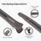 AIMIKE Hair Sectioning Clips with Silicone Band - No Crease Duck Billed Styling Clips for Salon, Cutting, and Rollers (6pcs)