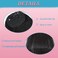 Savasana Clip on Wispy Bangs-Real Human Hair Clip in Bangs Hairpieces Fake Air Bangs Fringe with Temples Bangs Hair Extensions (Wispy Bangs, Natural Black)